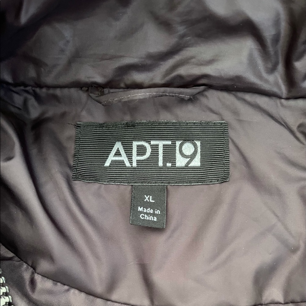 Apt. 9 Heavyweight Coat with hood, XL, Maroon - Picture 5 of 8
